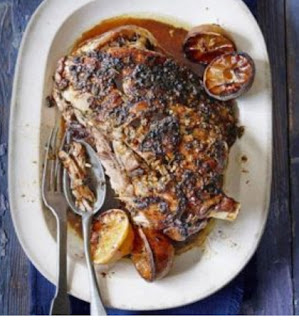 http://www.bbcgoodfood.com/recipes/1663637/slowroast-shoulder-of-lamb-with-anchovy-and-rosema