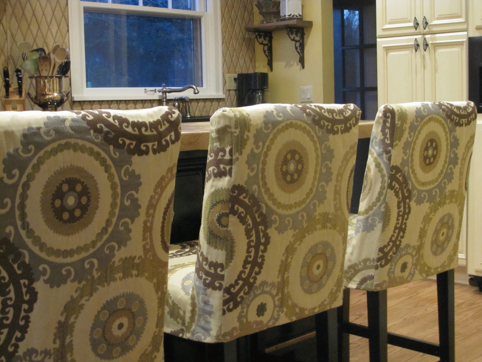 Simple Details barstool slipcover reveal