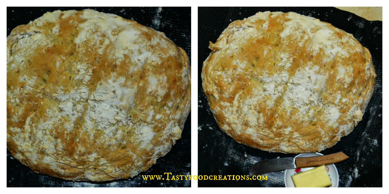 Tasty Food Creations No Knead Artisan Bread in 3 hours