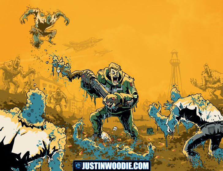 Jack vs Mutant Illustration