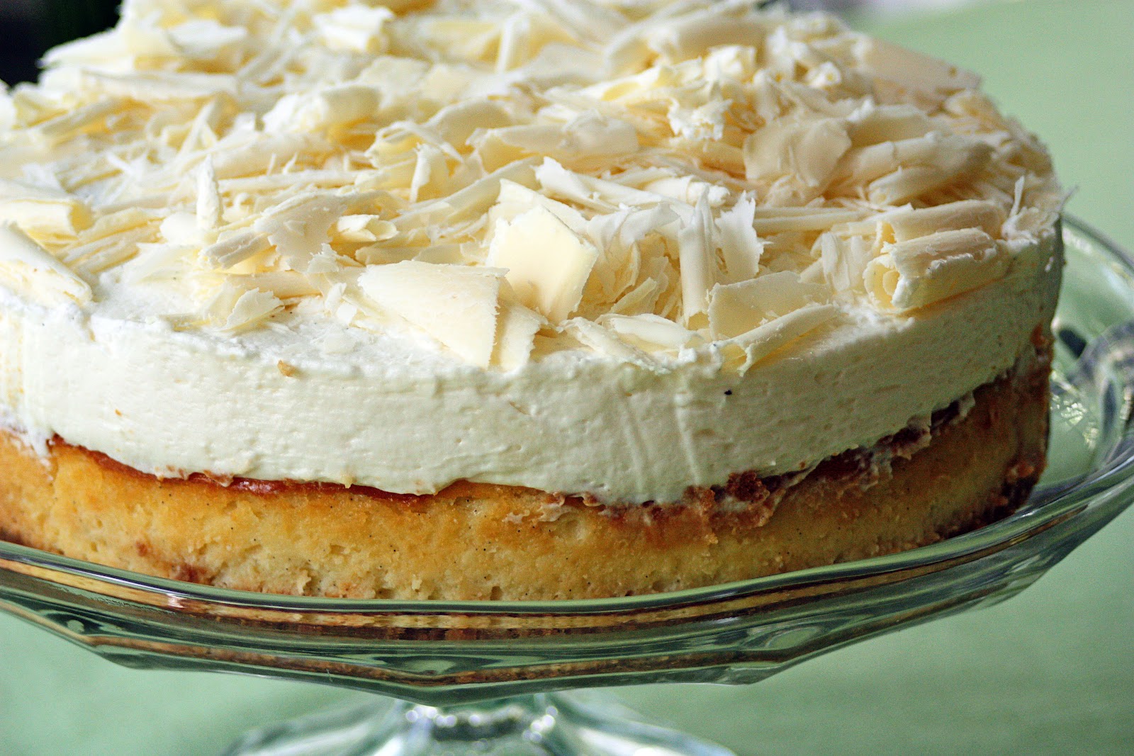 Just a Spoonful of White Chocolate Vanilla Bean Cheesecake