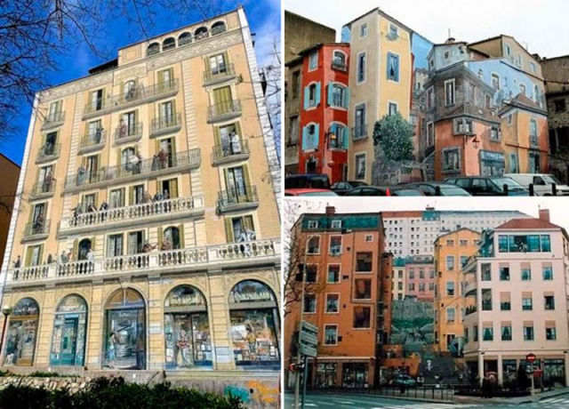 artistas únicos arte diferente na rua
