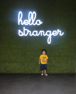 Beng Calma son Leon in Singapore Art Museum