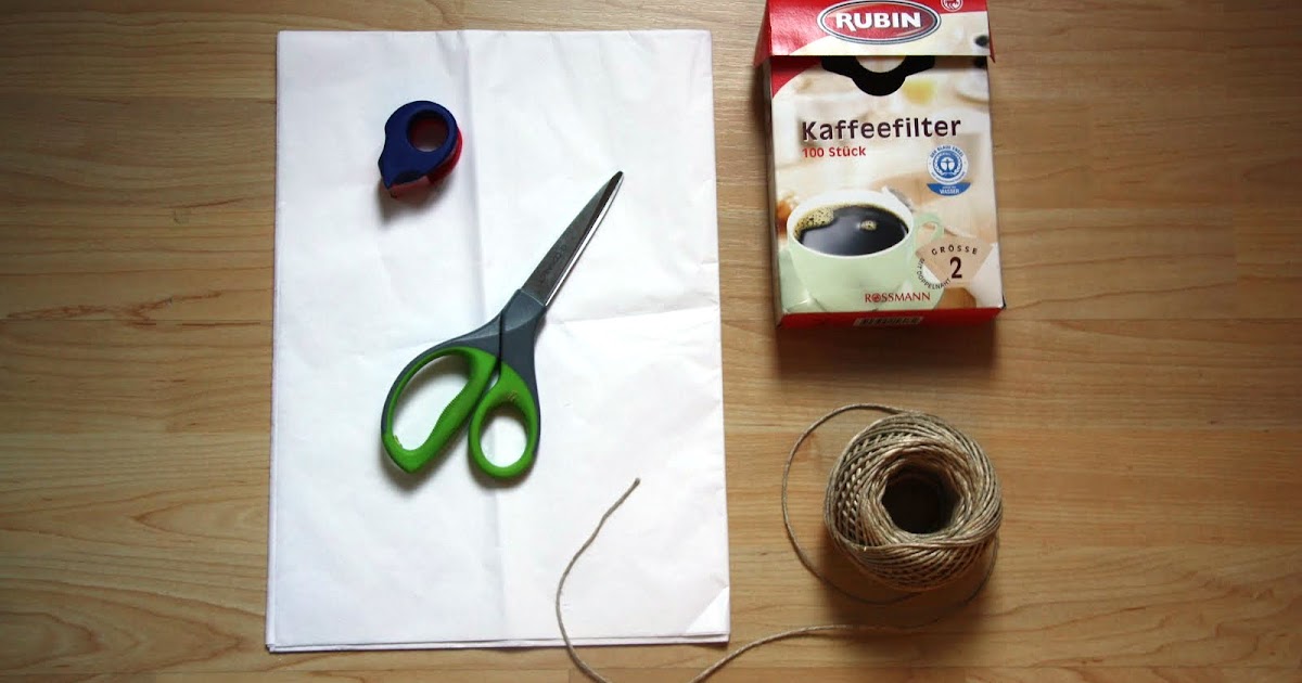 In Colorful Waters Make Your Own Coffee Filter Flowers