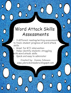 word attack skills assessment reading writing assessing words jdsrockinreaders beginning year phonics am linking manic classroom monday over choose board