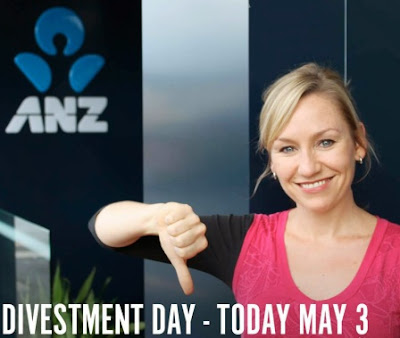 Divestment Day - ANZ and Larissa Waters