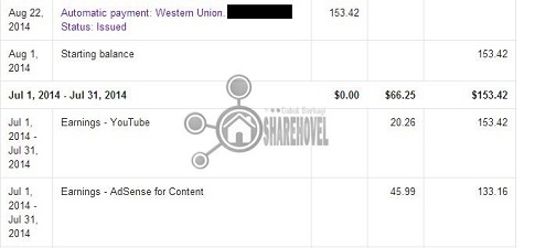 Status pembayaran google adsense Status pembayaran google adsense