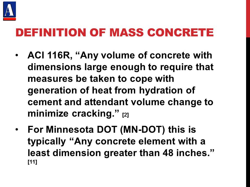 Mass Concrete April 2011