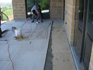 Installing the Tiledek waterproof under tile membrane