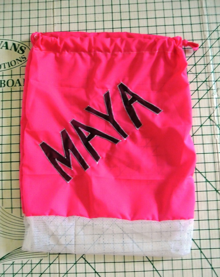 Creating my way to Success Personalised Swimming Bags a tutorial