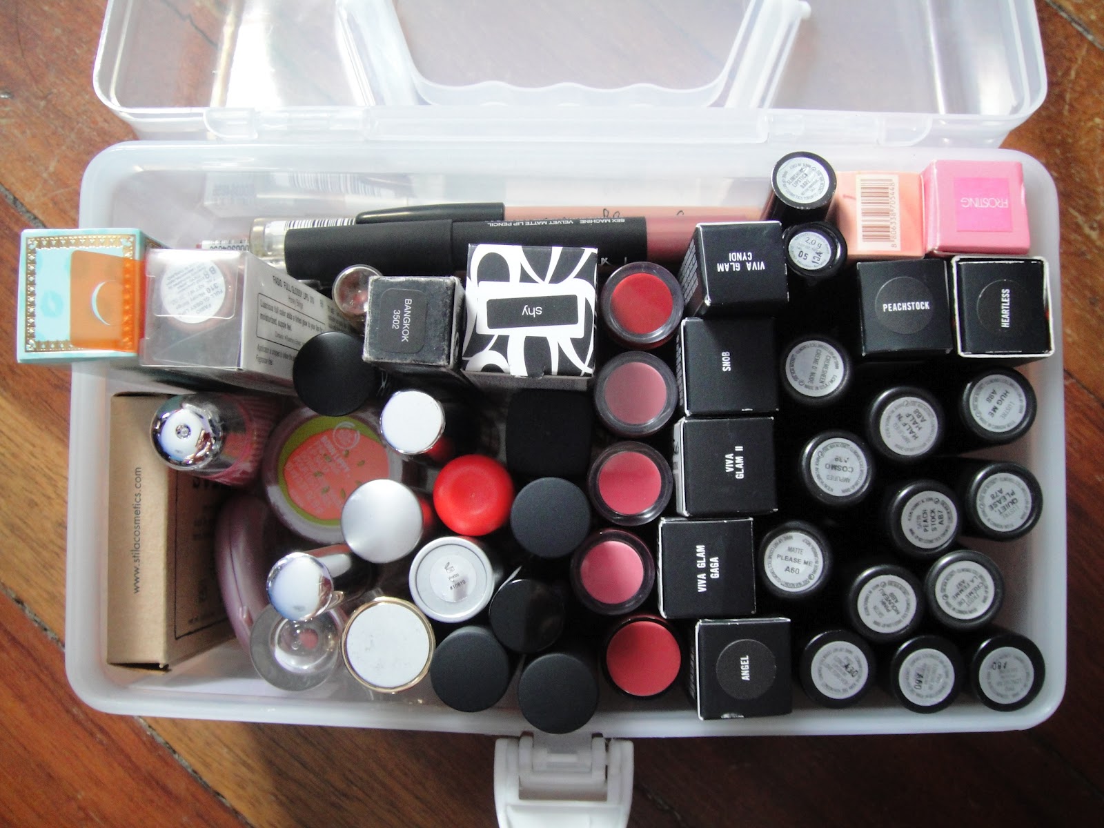 My Lipstick Collection Vanity and Everything in Between.