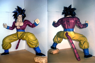 Papercraft Goku SSJ4 Papercraft Goku SSJ4