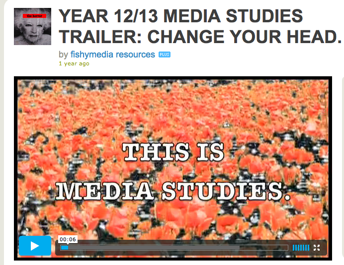 As media studies coursework brief