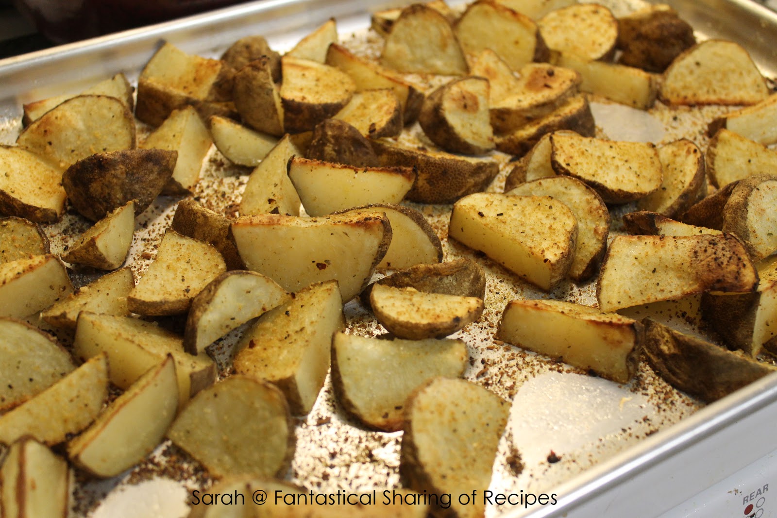 Fantastical Sharing of Recipes Herbed Potato Wedges