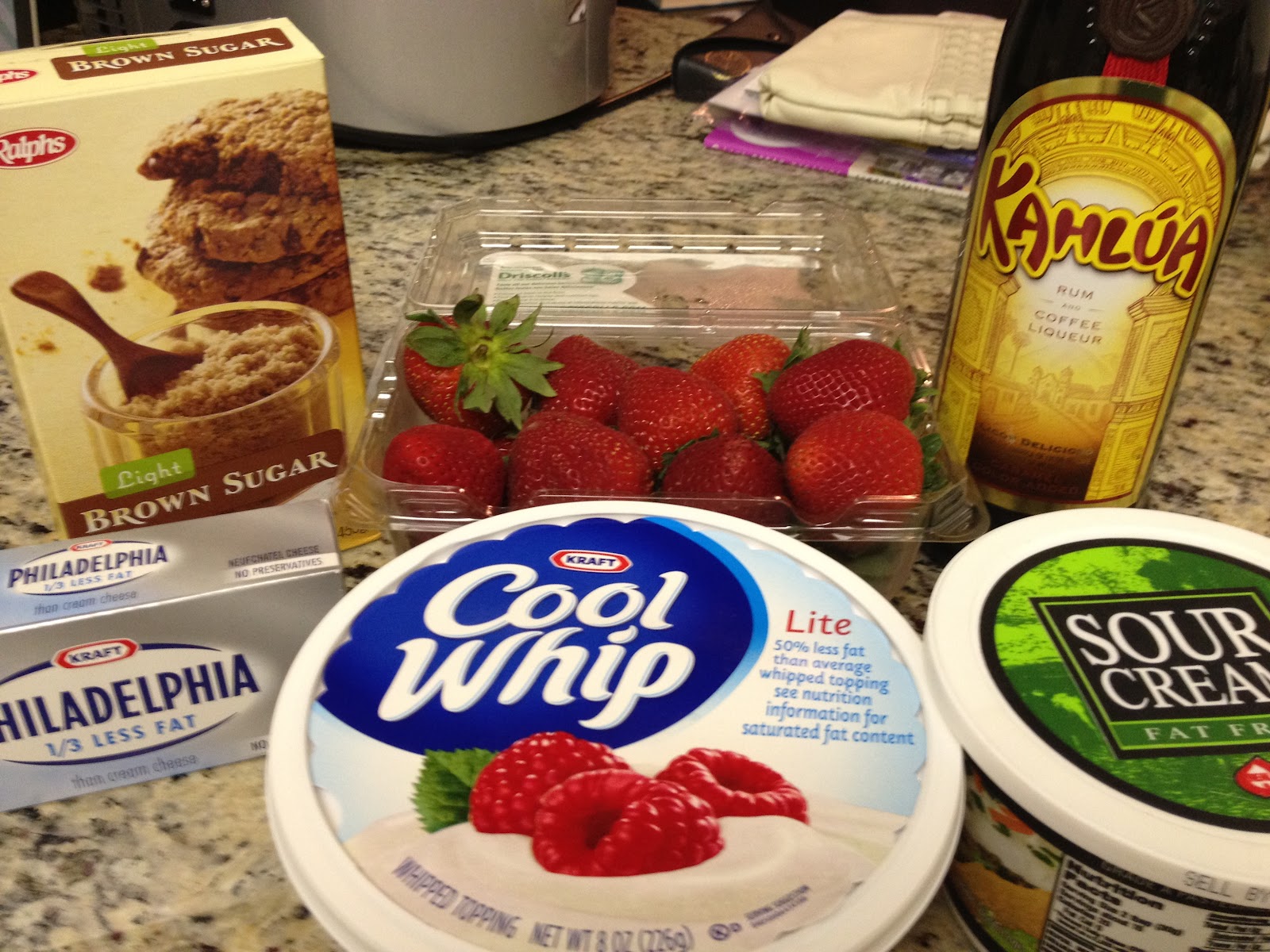 A Little Colorful Chaos Kahlua Dessert Dip