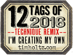 I'm creating my own 12 tags of 2016