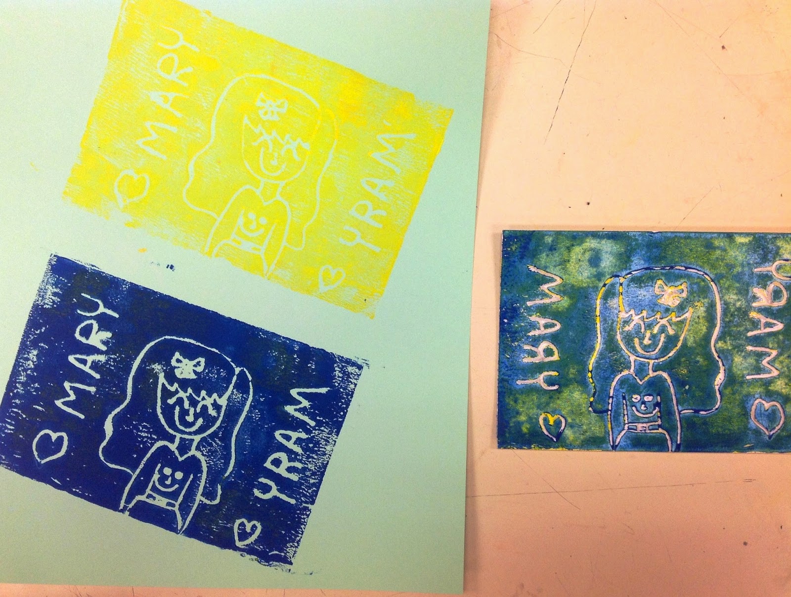 Free Choice Foam Printmaking Art Free Choice Foam Printmaking Art