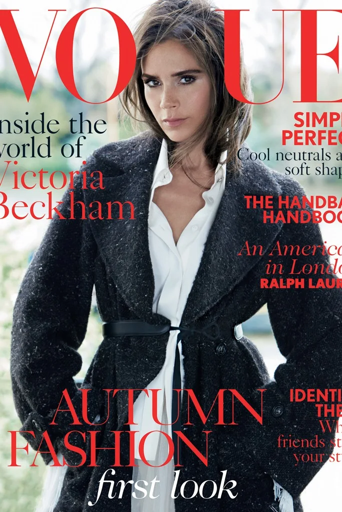 Victoria Beckham covers Vogue UK August 2014