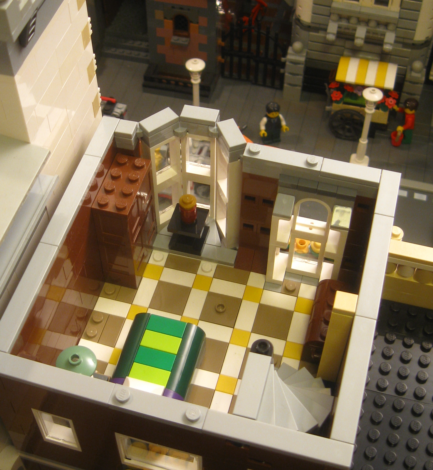 randuwa Lego City Brownstone Interiors