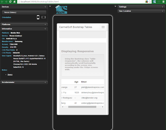 Bootstrap Tutorial Lesson 11 - Responsive Tables  3     