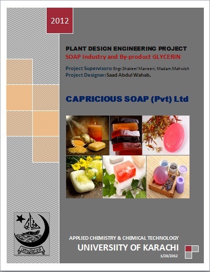 saad abdul wahab applied science hse soap industry glycerine soap industry glycerine by saad abdul wahab