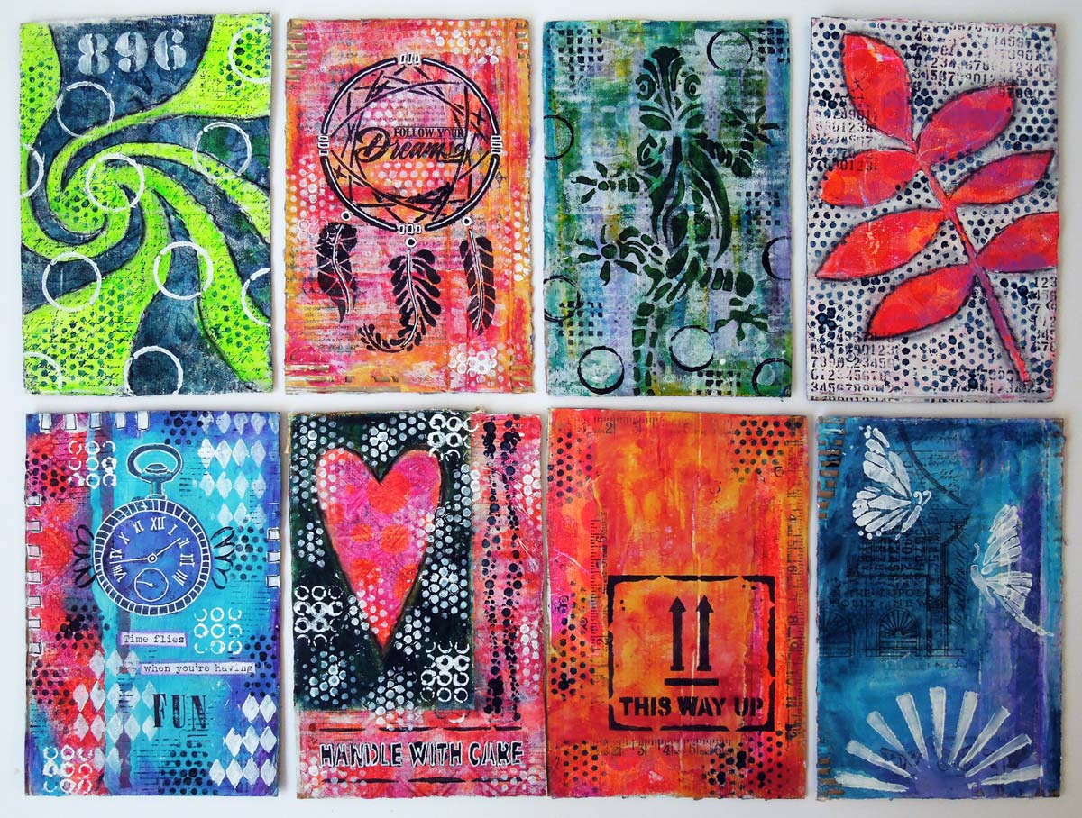 Inky Dinky Doodle Cardboard Journal