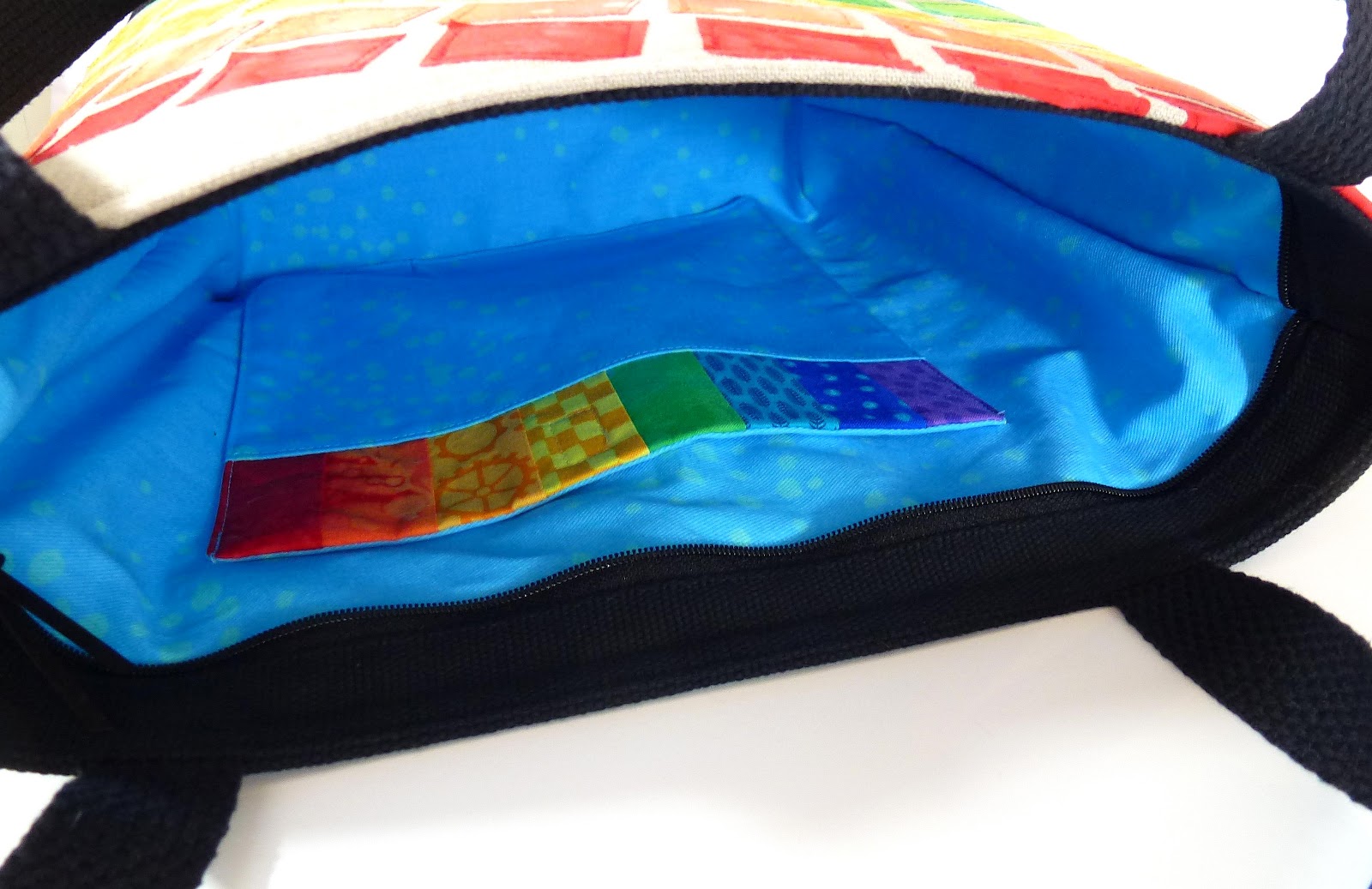 Leslie's Art and Sew Rainbow Bag