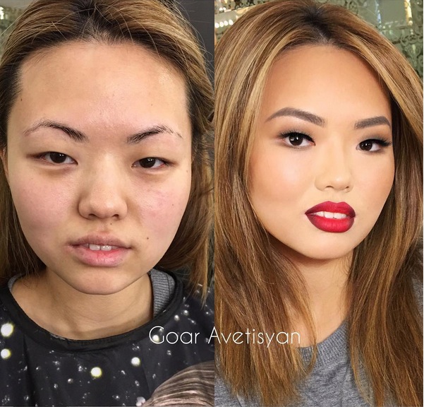 Lihat Nih Gimana Ajaibnya Make Up Bisa Membuat Wajah Biasa Menjadi Super Cantik!
