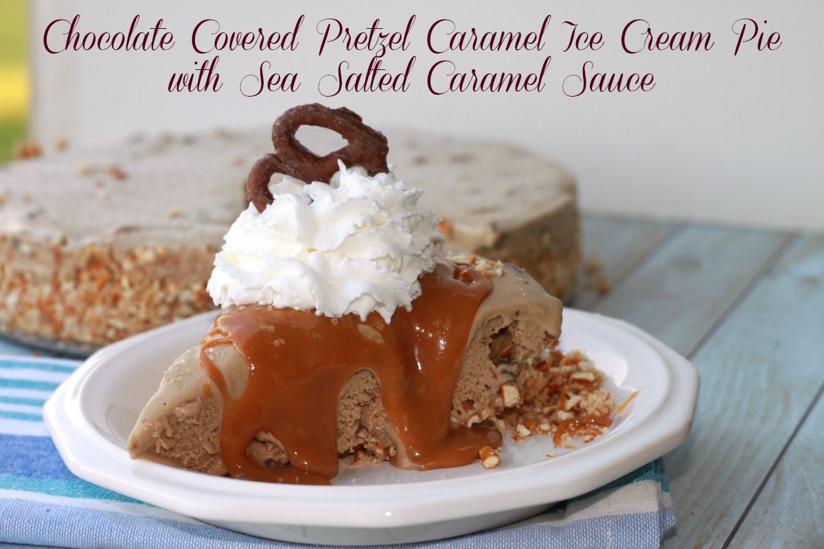 Crazy for Cookies and more Chocolate Covered Pretzel Caramel Ice Cream