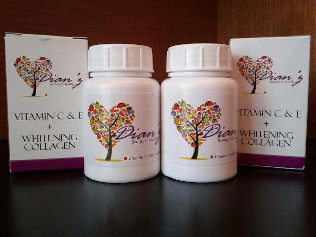 Produk Kecantikan Kesihatan Dian Z Vitamin C E Whitening Collagen