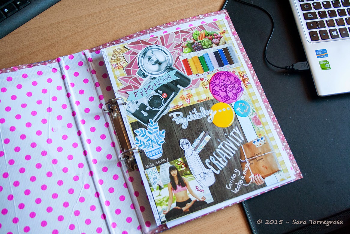 El pegotiblog: Decorar un archivador viejo con papel estampado