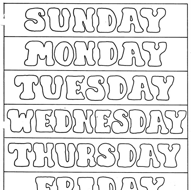 ELEMENTARY SCHOOL ENRICHMENT ACTIVITIES: DAYS OF THE WEEK