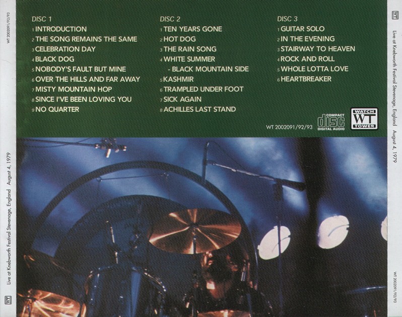 T.U.B.E. Led Zeppelin 19790804 Stevenage, UK (SBD/AUD/FLAC