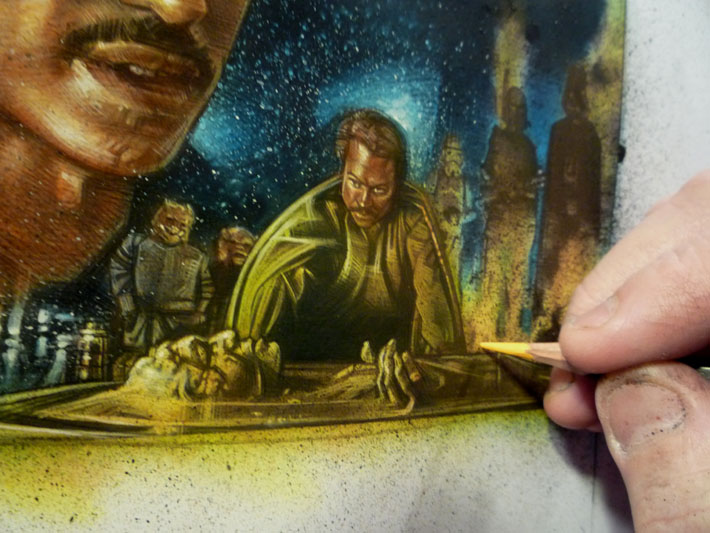 Lando Calrissian Original Art © 2012 Jeff Lafferty Lando Calrissian Original Art © 2012 Jeff Lafferty