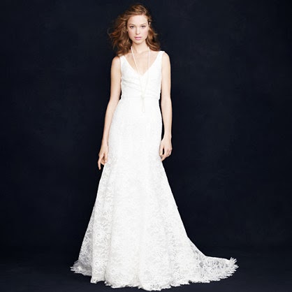 J Crew Sara Lace gown