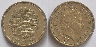 england one pound plantegenet lions