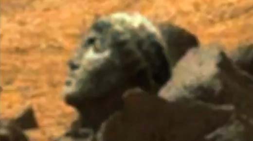 Se ha encontrado la cabeza de una estatua del dios Apolo en Marte