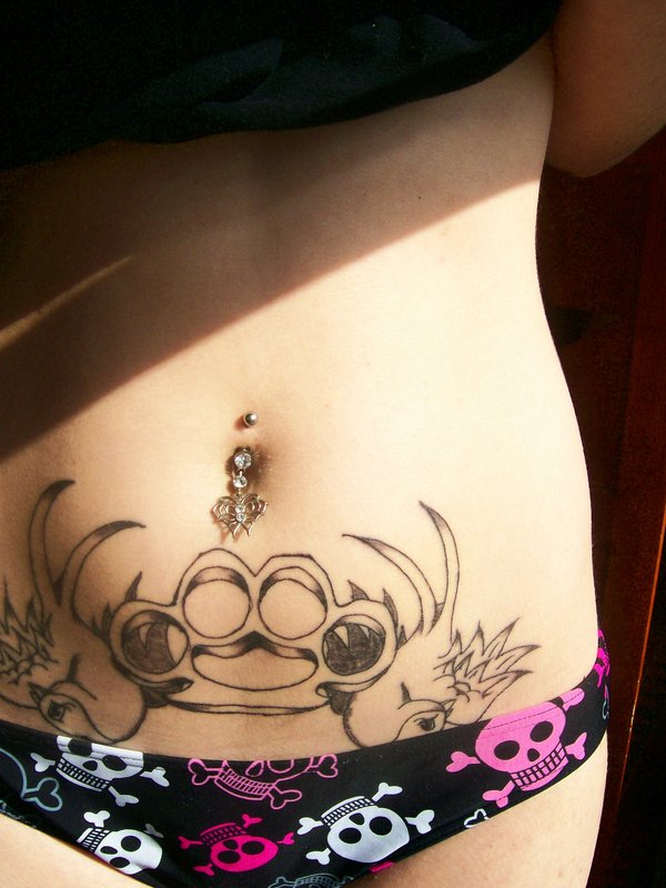 Tattoos For Girls On Side of Stomach