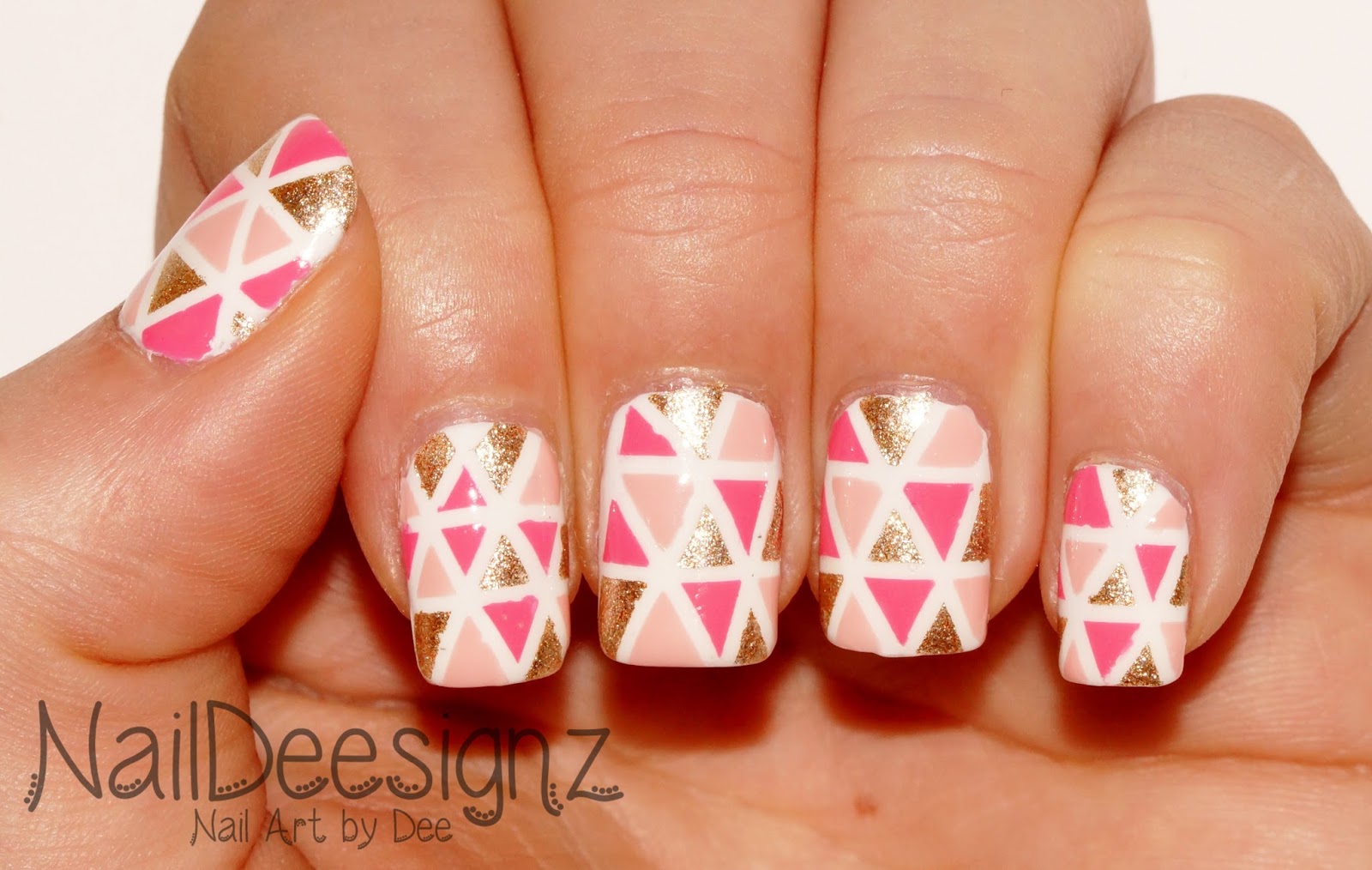 NailDeesignz Geometric Nail Art