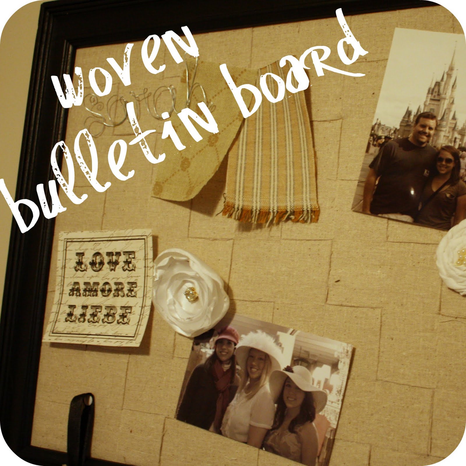 live a little wilder Woven Bulletin Board tutorial