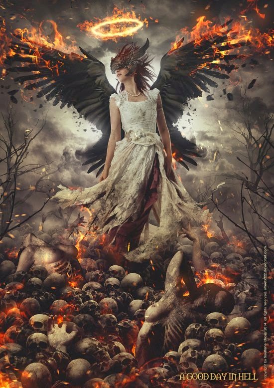 As impressionantes foto-manipulações com mulheres em contextos de fantasia e ficção de Soufiane Idrassi Idrassi Soufiane streetx222 deviantart ilustrações photoshop foto manipulações ficção científica fantasia mulheres