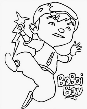 Mewarnai Boboboy Dengan Bagus - blog mewarnai