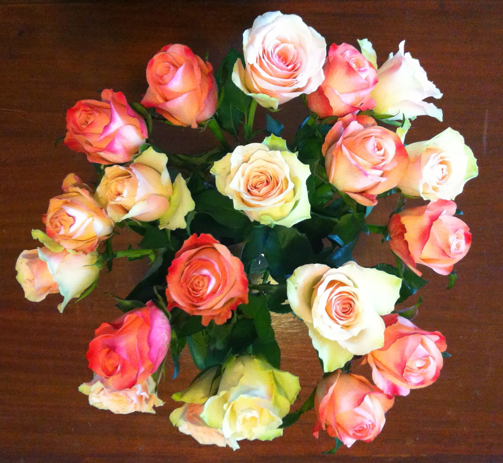 Valentine's Day roses @ Southern Spoon Blog