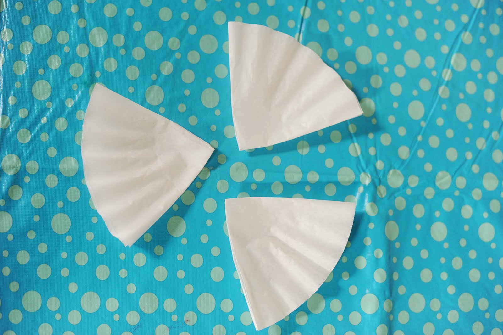 Frankly Speaking Too Cupcake Party Chef's Hat with CoffeeFilter Flower