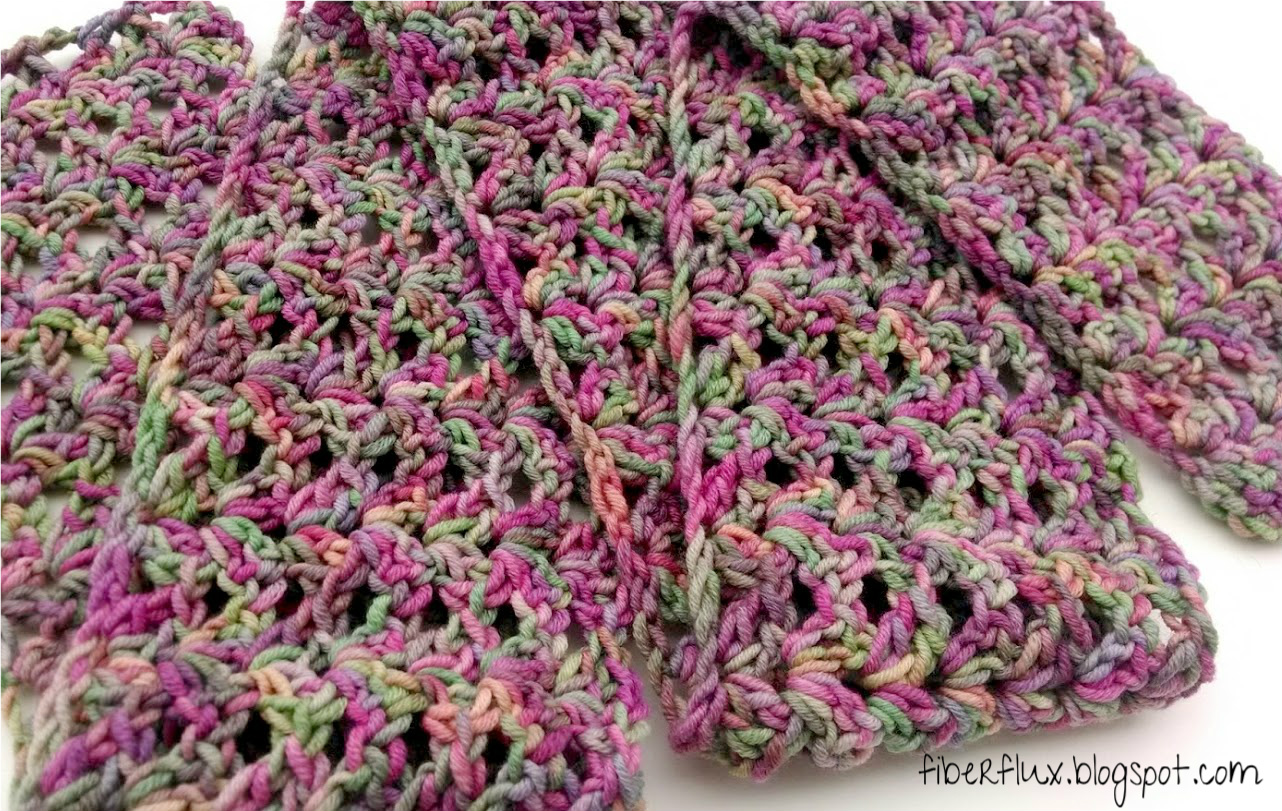 Fiber Flux: Free Crochet Pattern...Tulip Tree Scarf!
