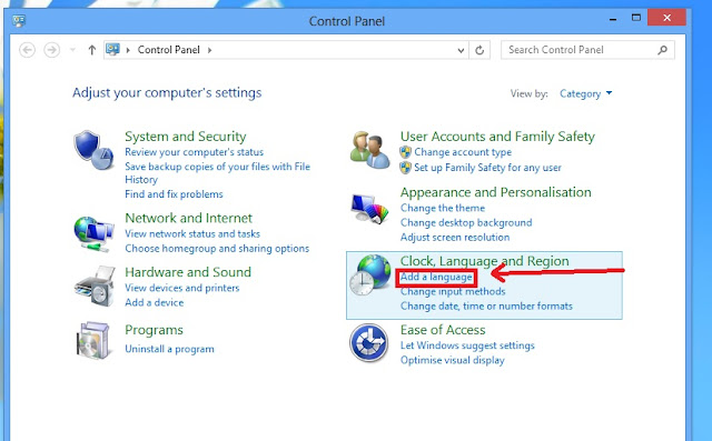 Windows 8 เปลี่ยนภาษา Windows 8 เปลี่ยนภาษา