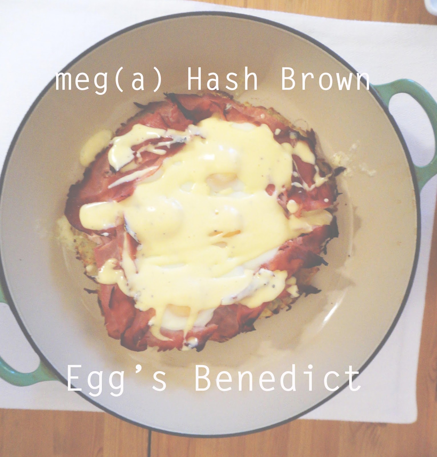 megmade Meg(a) Hash Brown Baked Eggs Benedict (gluten free)