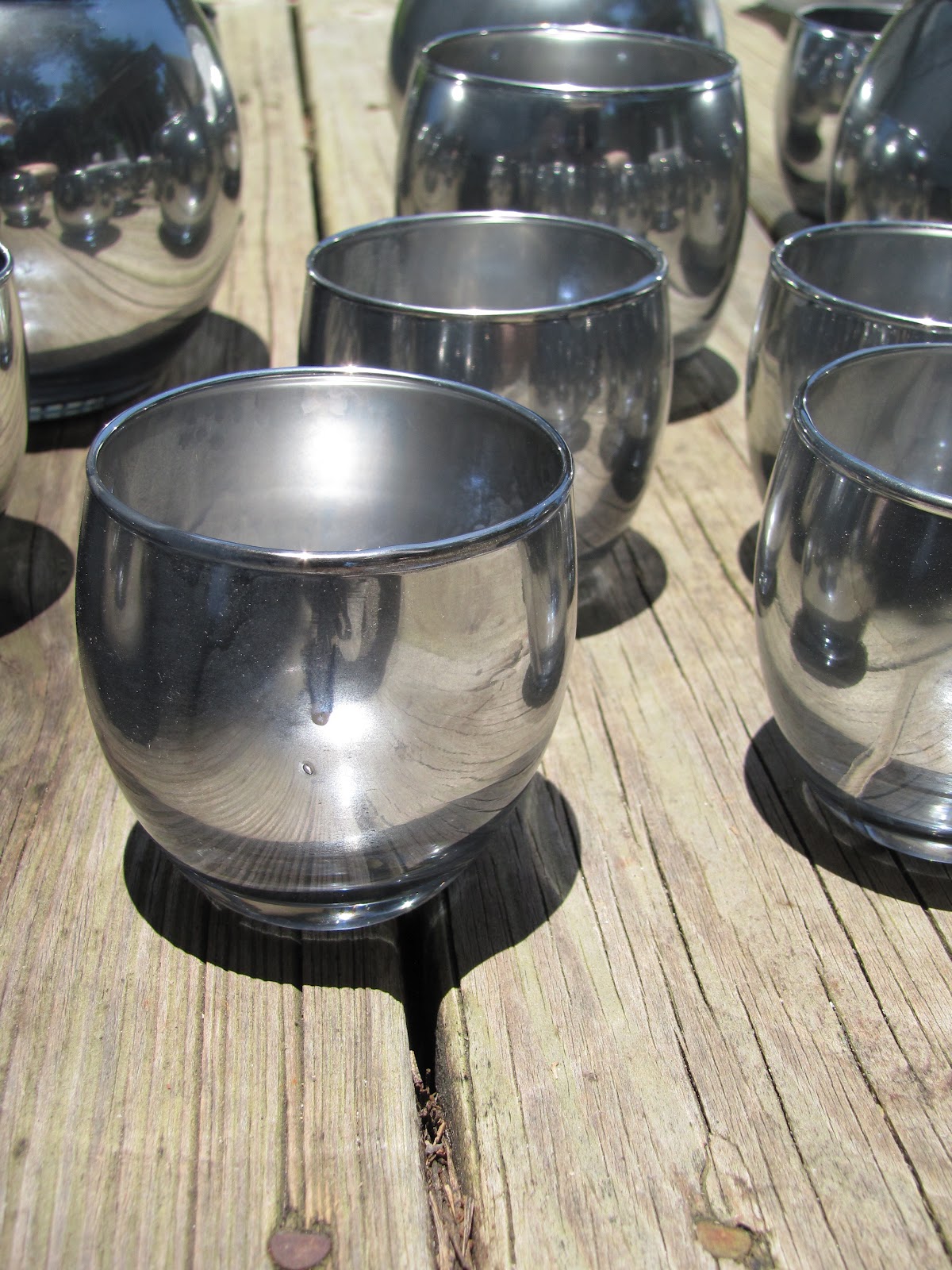 events uncorked Party DIY {Mercury Glass Votives}
