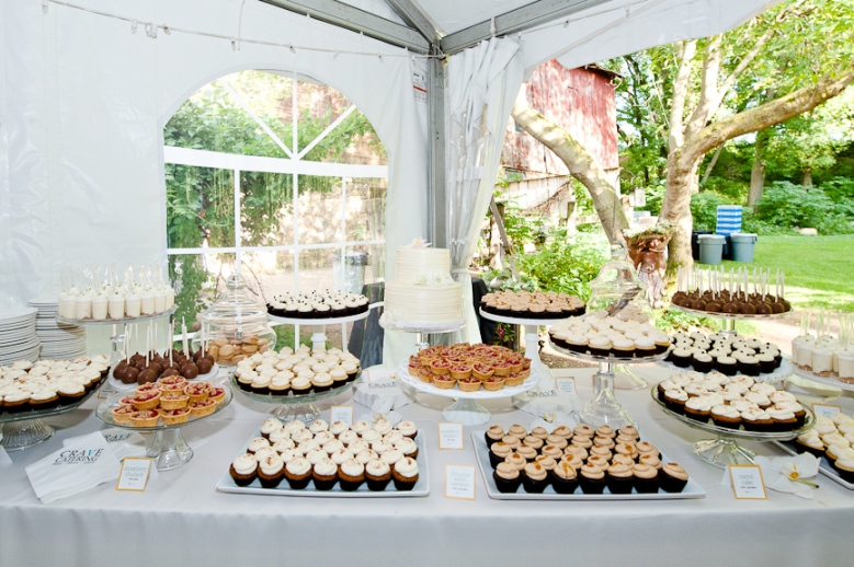 Minnesota Outdoor Wedding Dessert Table Minnesota Outdoor Wedding Dessert Table