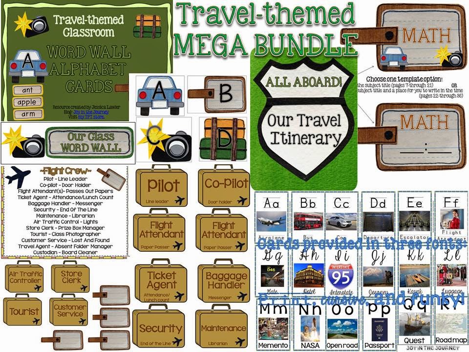 Joy in the Journey A TravelThemed Classroom